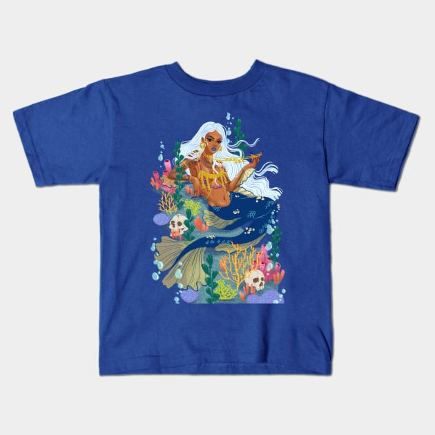 Sirena Kids T-Shirt by acaballz